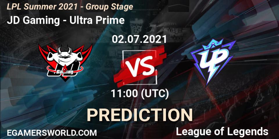 JD Gaming vs Ultra Prime: Betting TIp, Match Prediction. 02.07.21. LoL, LPL Summer 2021 - Group Stage