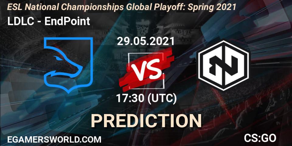 LDLC vs EndPoint: Betting TIp, Match Prediction. 29.05.21. CS2 (CS:GO), ESL National Championships Global Playoff: Spring 2021