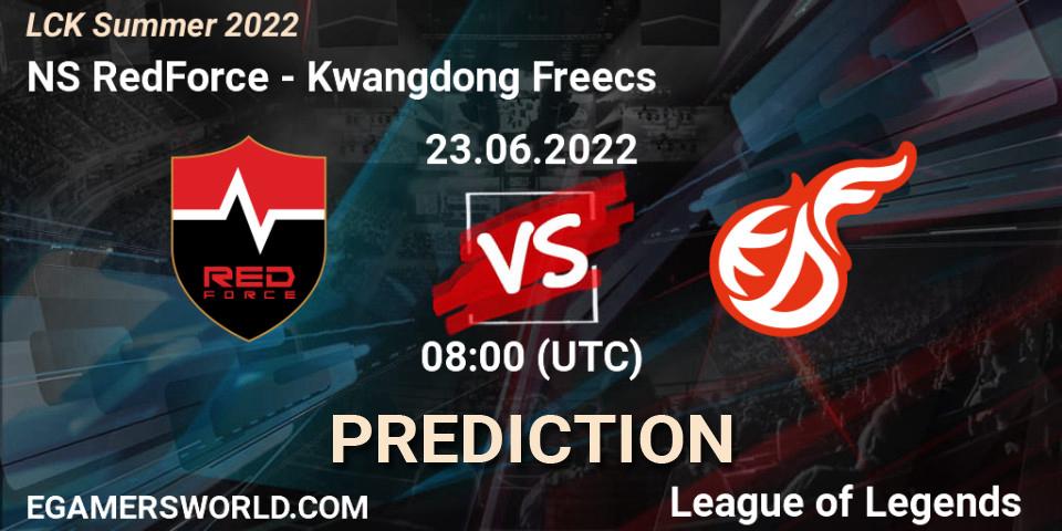 Nongshim RedForce vs Freecs: Betting TIp, Match Prediction. 23.06.2022 at 08:00. LoL, LCK Summer 2022