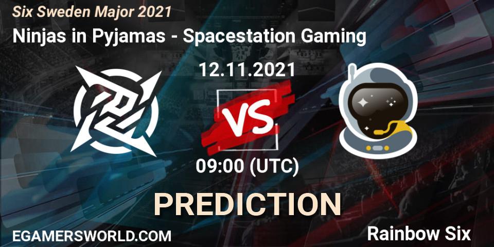 Ninjas in Pyjamas vs Spacestation Gaming: Betting TIp, Match Prediction. 12.11.2021 at 17:45. Rainbow Six, Six Sweden Major 2021