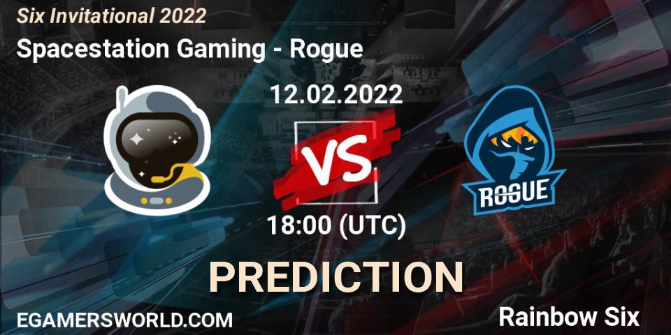 Spacestation Gaming vs Rogue: Betting TIp, Match Prediction. 12.02.22. Rainbow Six, Six Invitational 2022