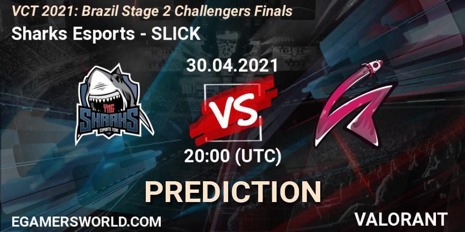 Sharks Esports vs SLICK: Betting TIp, Match Prediction. 30.04.2021 at 19:00. VALORANT, VCT 2021: Brazil Stage 2 Challengers Finals