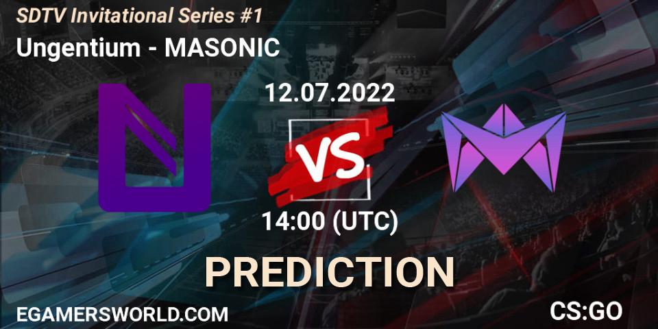 Ungentium vs MASONIC: Betting TIp, Match Prediction. 12.07.22. CS2 (CS:GO), SDTV Invitational Series #1