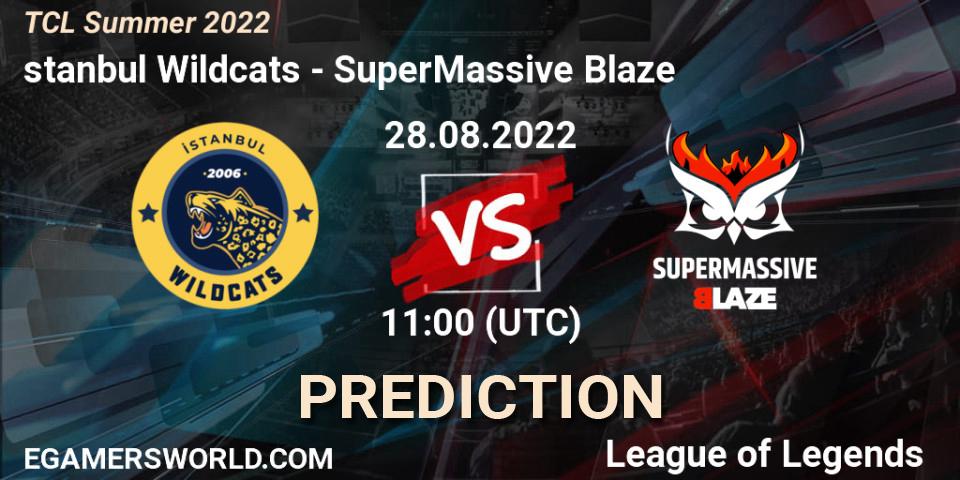 İstanbul Wildcats vs SuperMassive Blaze: Betting TIp, Match Prediction. 28.08.22. LoL, TCL Summer 2022