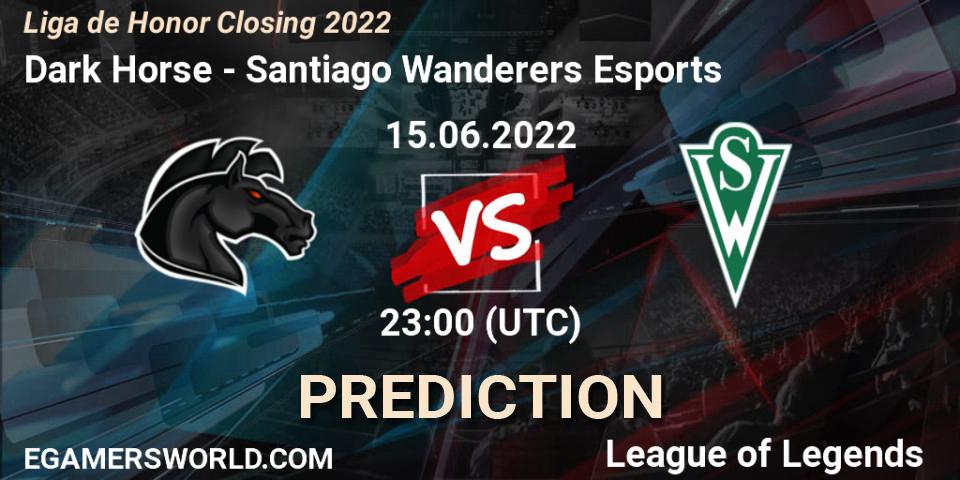 Dark Horse vs Santiago Wanderers Esports: Betting TIp, Match Prediction. 15.06.22. LoL, Liga de Honor Closing 2022
