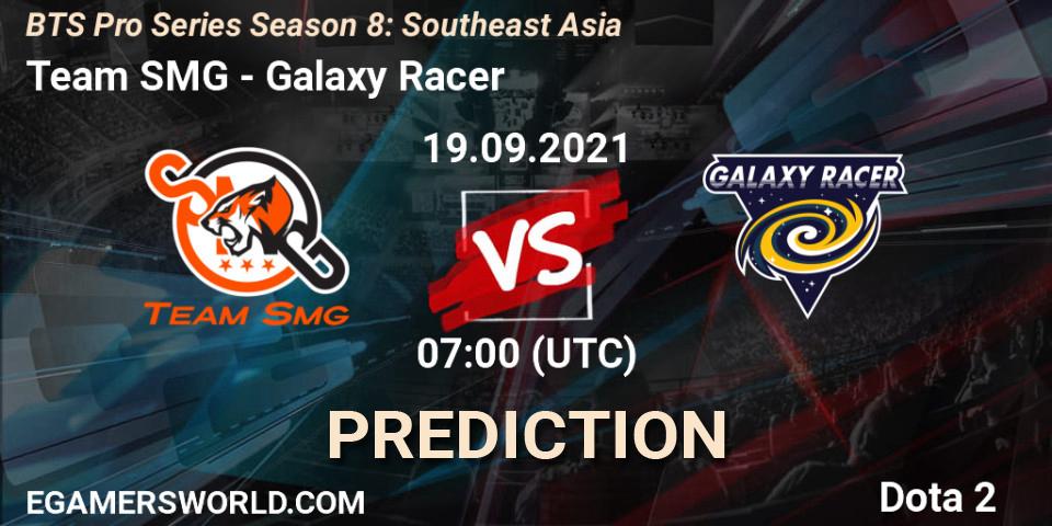 Team SMG vs Galaxy Racer: Betting TIp, Match Prediction. 19.09.21. Dota 2, BTS Pro Series Season 8: Southeast Asia
