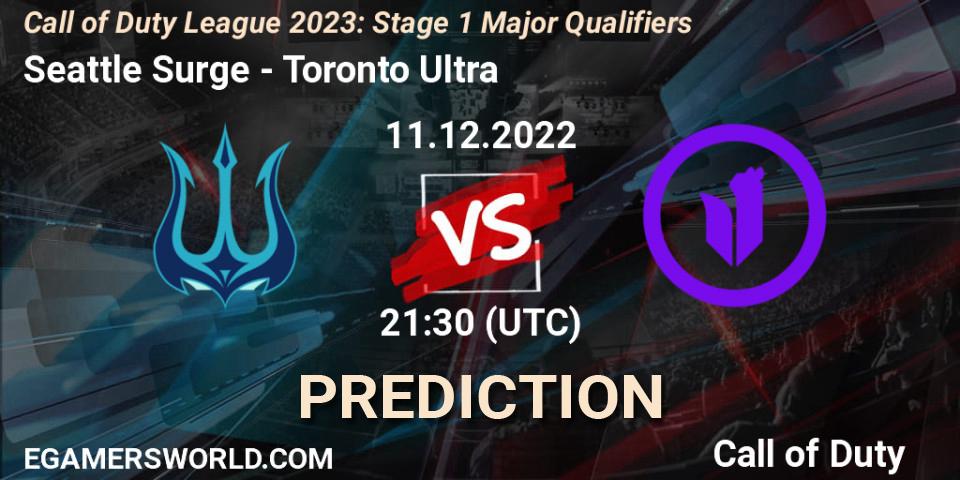 Seattle Surge vs Toronto Ultra: Betting TIp, Match Prediction. 11.12.2022 at 21:30. Call of Duty, Call of Duty League 2023: Stage 1 Major Qualifiers