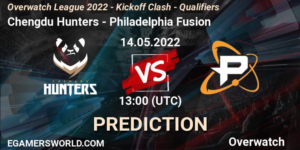 Chengdu Hunters vs Philadelphia Fusion: Betting TIp, Match Prediction. 27.05.22. Overwatch, Overwatch League 2022 - Kickoff Clash - Qualifiers