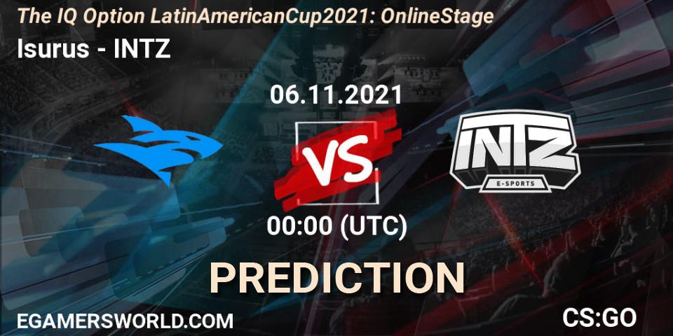 Isurus vs INTZ: Betting TIp, Match Prediction. 06.11.21. CS2 (CS:GO), The IQ Option Latin American Cup 2021: Online Stage