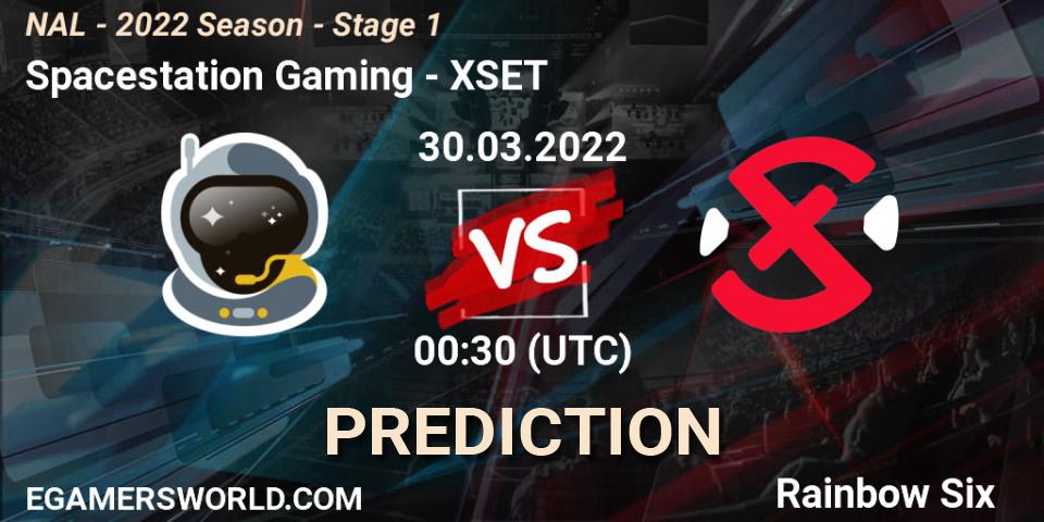 Spacestation Gaming vs XSET: Betting TIp, Match Prediction. 30.03.2022 at 00:30. Rainbow Six, NAL - Season 2022 - Stage 1