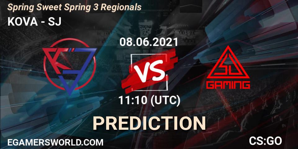 KOVA vs SJ: Betting TIp, Match Prediction. 08.06.21. CS2 (CS:GO), Spring Sweet Spring 3 Regionals