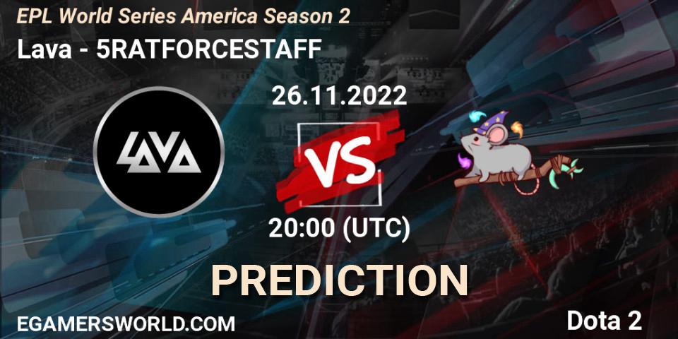 Ukumari vs 5RATFORCESTAFF: Betting TIp, Match Prediction. 26.11.22. Dota 2, EPL World Series America Season 2
