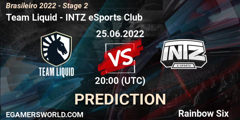 Team Liquid vs INTZ eSports Club: Betting TIp, Match Prediction. 25.06.22. Rainbow Six, Brasileirão 2022 - Stage 2