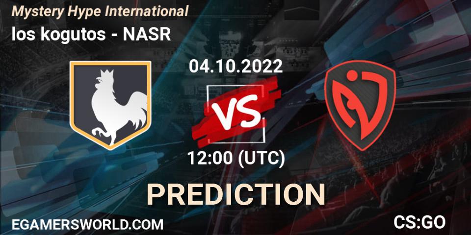 los kogutos vs NASR: Betting TIp, Match Prediction. 04.10.22. CS2 (CS:GO), Mystery Hype International