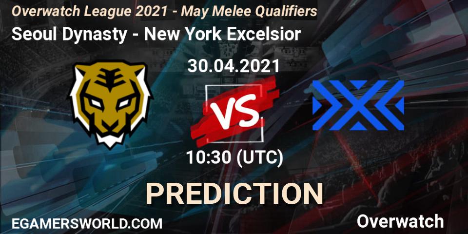 Seoul Dynasty vs New York Excelsior: Betting TIp, Match Prediction. 30.04.21. Overwatch, Overwatch League 2021 - May Melee Qualifiers