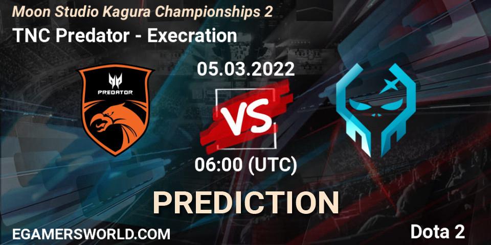 TNC Predator vs Execration: Betting TIp, Match Prediction. 05.03.22. Dota 2, Moon Studio Kagura Championships 2