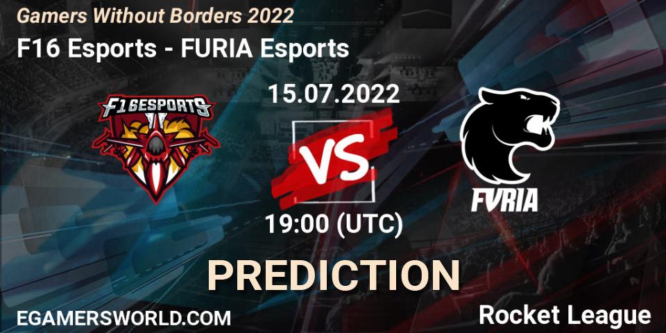 F16 Esports vs FURIA Esports: Betting TIp, Match Prediction. 15.07.2022 at 19:00. Rocket League, Gamers Without Borders 2022