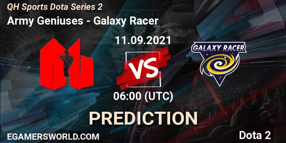 Army Geniuses vs Galaxy Racer: Betting TIp, Match Prediction. 11.09.21. Dota 2, QH Sports Dota Series 2