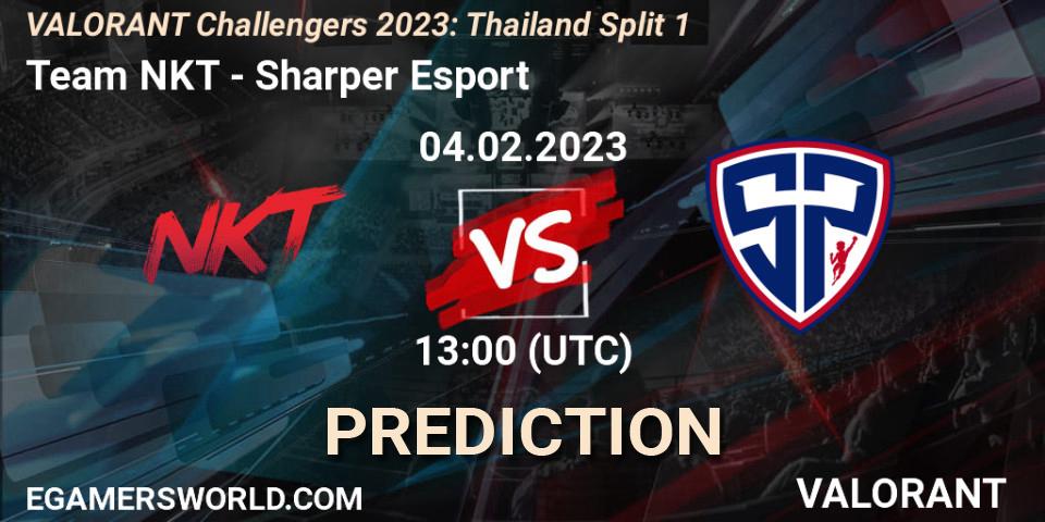 Team NKT vs Sharper Esport: Betting TIp, Match Prediction. 04.02.23. VALORANT, VALORANT Challengers 2023: Thailand Split 1
