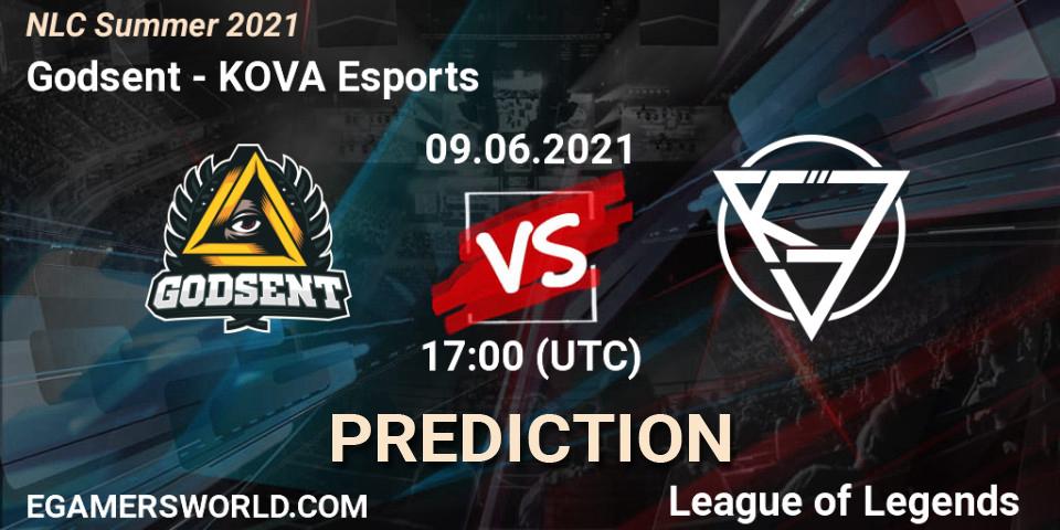 Godsent vs KOVA Esports: Betting TIp, Match Prediction. 09.06.2021 at 16:55. LoL, NLC Summer 2021