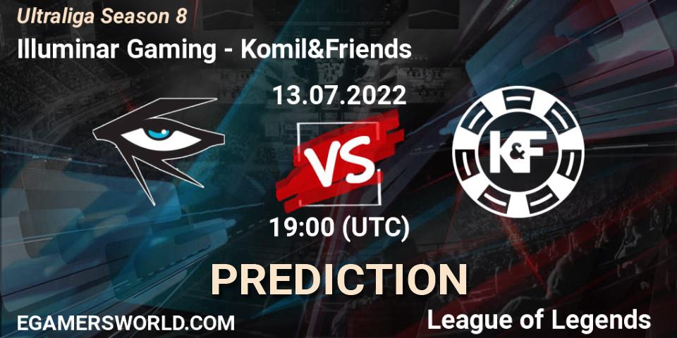 Illuminar Gaming vs Komil&Friends: Betting TIp, Match Prediction. 13.07.22. LoL, Ultraliga Season 8