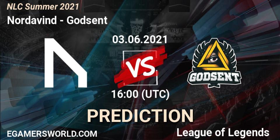 Nordavind vs Godsent: Betting TIp, Match Prediction. 03.06.2021 at 16:00. LoL, NLC Summer 2021