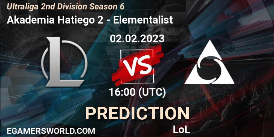 Akademia Hatiego 2 vs Elementalist: Betting TIp, Match Prediction. 02.02.23. LoL, Ultraliga 2nd Division Season 6