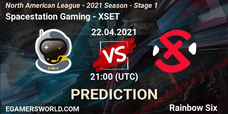 Spacestation Gaming vs XSET: Betting TIp, Match Prediction. 22.04.2021 at 21:00. Rainbow Six, North American League - 2021 Season - Stage 1