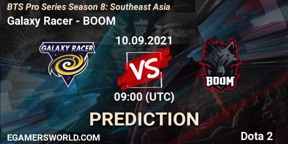 Galaxy Racer vs BOOM: Betting TIp, Match Prediction. 10.09.2021 at 09:09. Dota 2, BTS Pro Series Season 8: Southeast Asia