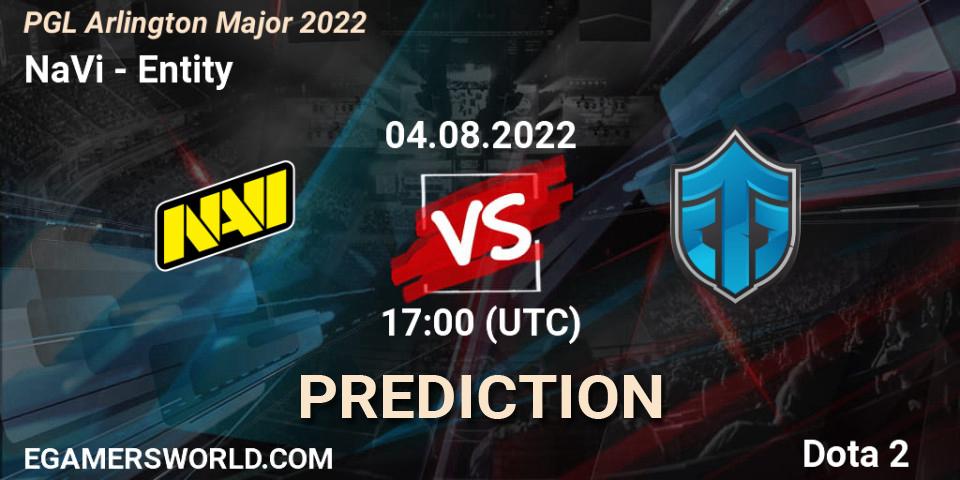 NaVi vs Entity: Betting TIp, Match Prediction. 04.08.2022 at 17:25. Dota 2, PGL Arlington Major 2022 - Group Stage