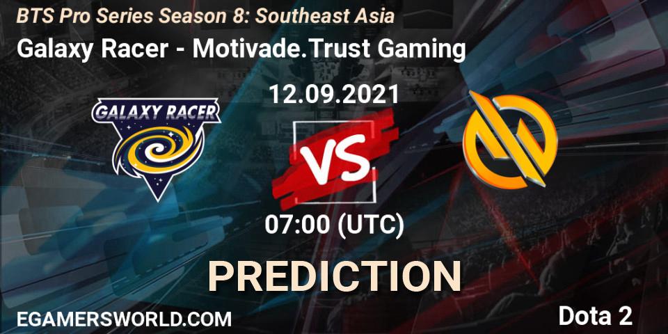 Galaxy Racer vs Motivate.Trust Gaming: Betting TIp, Match Prediction. 18.09.21. Dota 2, BTS Pro Series Season 8: Southeast Asia