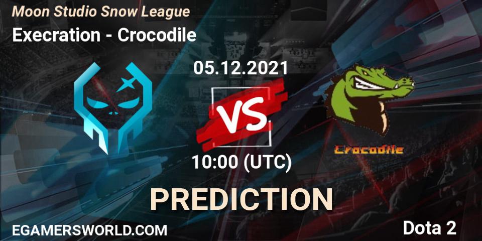 Execration vs Crocodile: Betting TIp, Match Prediction. 05.12.2021 at 10:58. Dota 2, Moon Studio Snow League