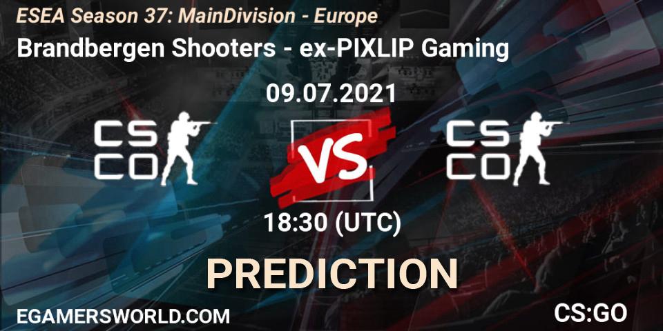 Brandbergen Shooters vs ex-PIXLIP Gaming: Betting TIp, Match Prediction. 09.07.21. CS2 (CS:GO), ESEA Season 37: Main Division - Europe