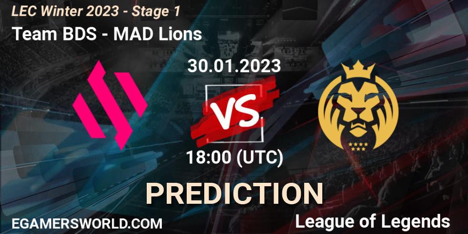 Team BDS vs MAD Lions: Betting TIp, Match Prediction. 30.01.23. LoL, LEC Winter 2023 - Stage 1