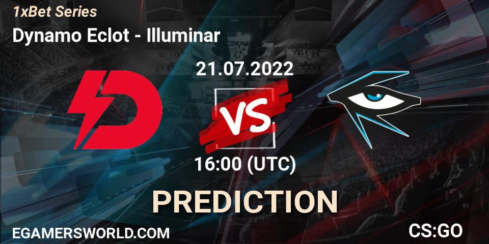 Dynamo Eclot vs Illuminar: Betting TIp, Match Prediction. 21.07.2022 at 16:00. Counter-Strike (CS2), 1xBet Series