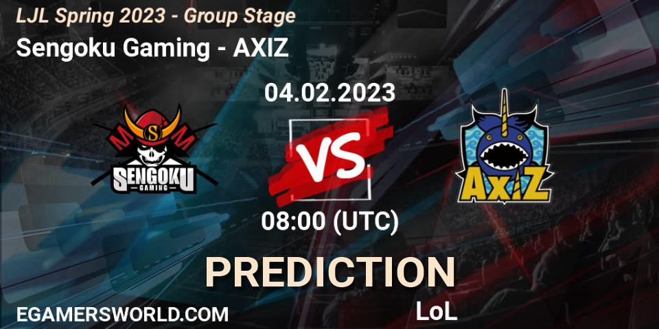 Sengoku Gaming vs AXIZ: Betting TIp, Match Prediction. 04.02.23. LoL, LJL Spring 2023 - Group Stage
