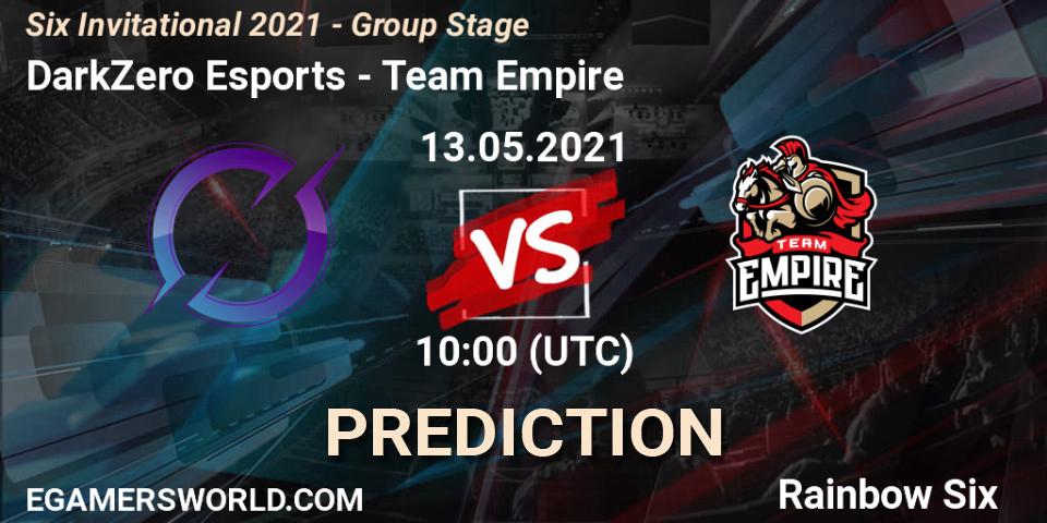 DarkZero Esports vs Team Empire: Betting TIp, Match Prediction. 13.05.21. Rainbow Six, Six Invitational 2021 - Group Stage