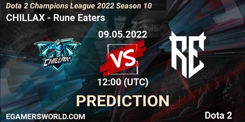 CHILLAX vs Rune Eaters: Betting TIp, Match Prediction. 09.05.22. Dota 2, Dota 2 Champions League 2022 Season 10 