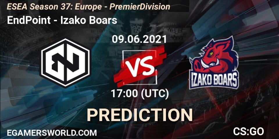 EndPoint vs Izako Boars: Betting TIp, Match Prediction. 09.06.21. CS2 (CS:GO), ESEA Season 37: Europe - Premier Division