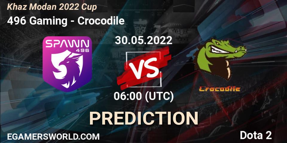 496 Gaming vs Crocodile: Betting TIp, Match Prediction. 30.05.2022 at 07:14. Dota 2, Khaz Modan 2022 Cup