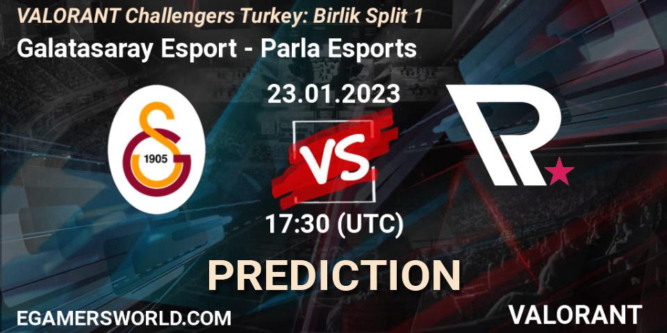 Galatasaray Esport vs Parla Esports: Betting TIp, Match Prediction. 23.01.23. VALORANT, VALORANT Challengers 2023 Turkey: Birlik Split 1