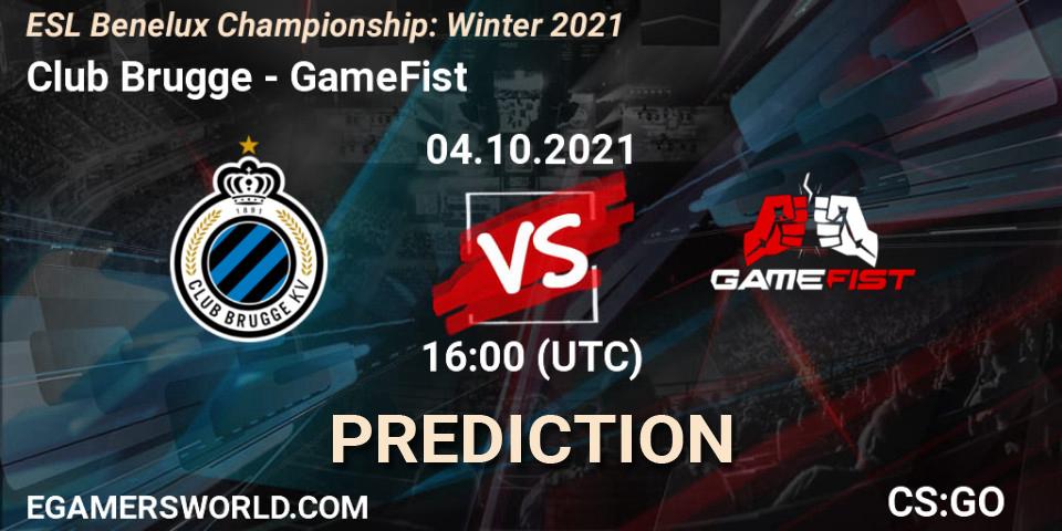 Club Brugge vs GameFist: Betting TIp, Match Prediction. 04.10.21. CS2 (CS:GO), ESL Benelux Championship: Winter 2021