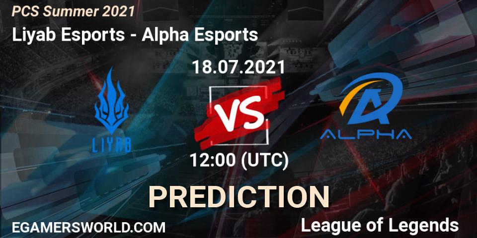 Liyab Esports vs Alpha Esports: Betting TIp, Match Prediction. 18.07.21. LoL, PCS Summer 2021