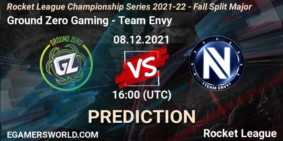Ground Zero Gaming vs Team Envy: Betting TIp, Match Prediction. 08.12.21. Rocket League, RLCS 2021-22 - Fall Split Major