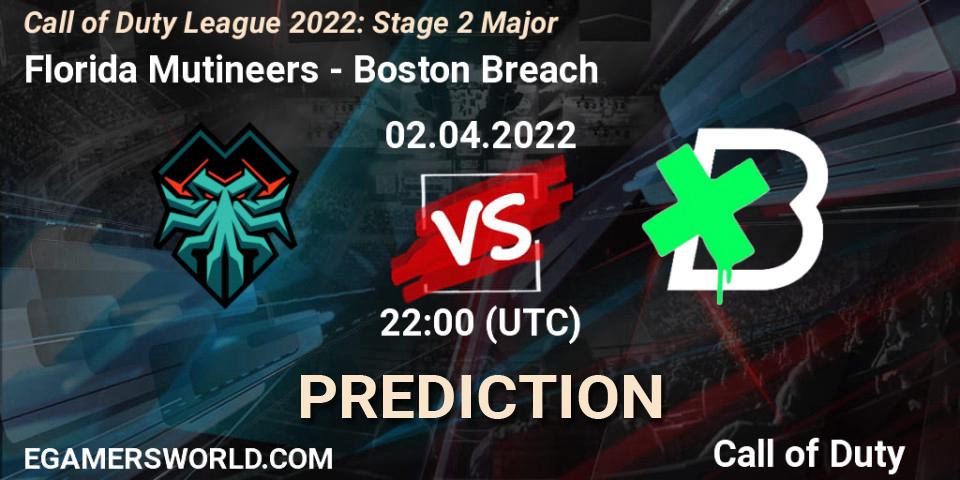 Florida Mutineers vs Boston Breach: Betting TIp, Match Prediction. 02.04.22. Call of Duty, Call of Duty League 2022: Stage 2 Major