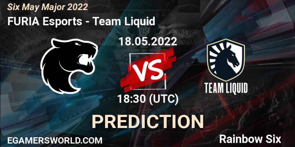Team Liquid vs FURIA Esports: Betting TIp, Match Prediction. 18.05.2022 at 18:50. Rainbow Six, Six Charlotte Major 2022