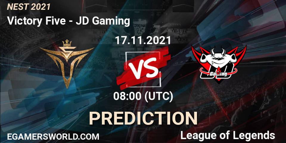 JD Gaming vs Victory Five: Betting TIp, Match Prediction. 17.11.21. LoL, NEST 2021