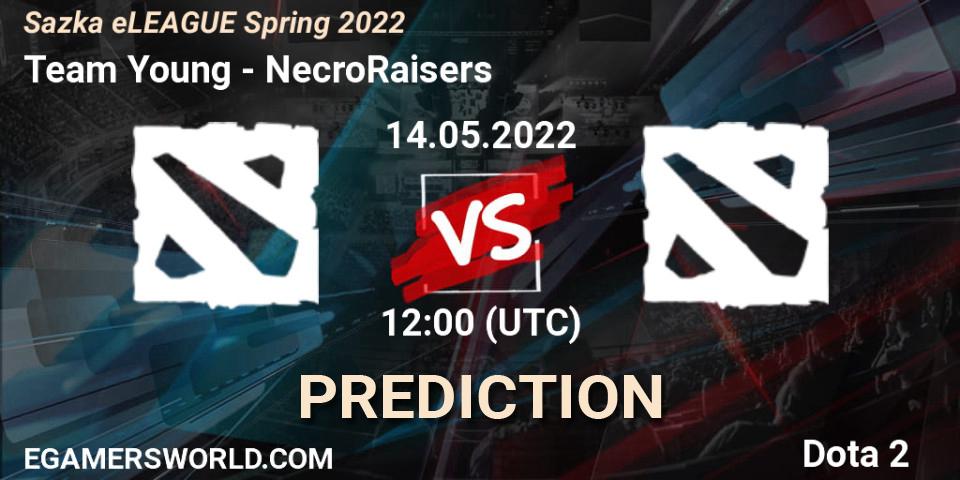 Team Young vs NecroRaisers: Betting TIp, Match Prediction. 14.05.22. Dota 2, Sazka eLEAGUE Spring 2022