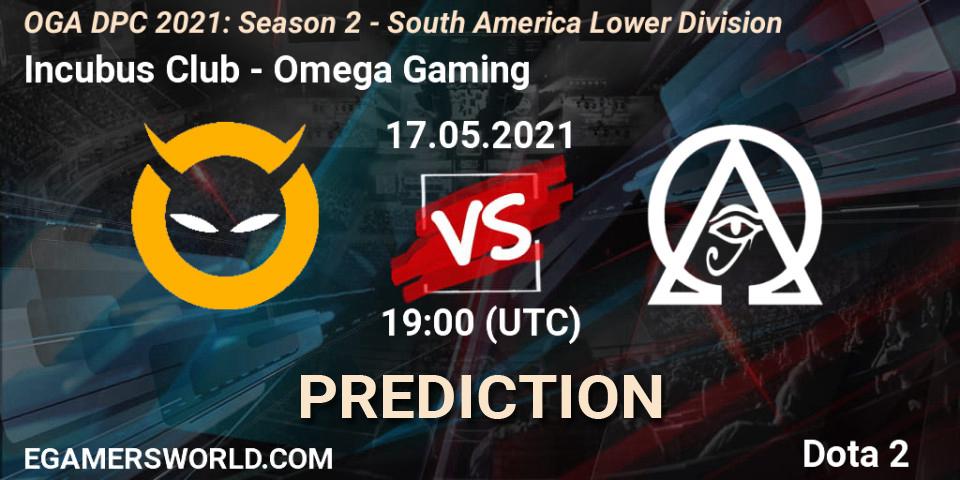 Incubus Club vs Omega Gaming: Betting TIp, Match Prediction. 17.05.2021 at 19:03. Dota 2, OGA DPC 2021: Season 2 - South America Lower Division 