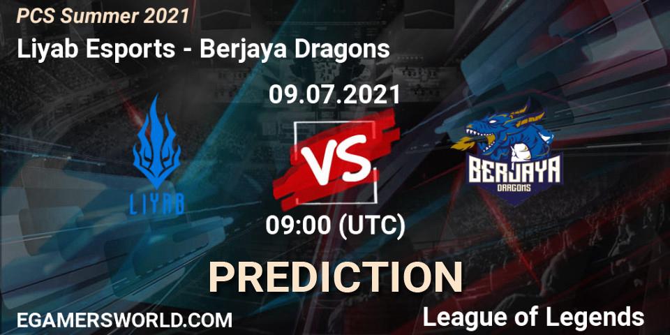 Liyab Esports vs Berjaya Dragons: Betting TIp, Match Prediction. 09.07.2021 at 09:00. LoL, PCS Summer 2021